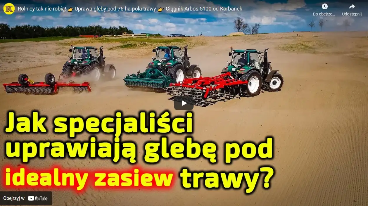 Jaki agregat wybierają specjaliści pod uprawę trawy?